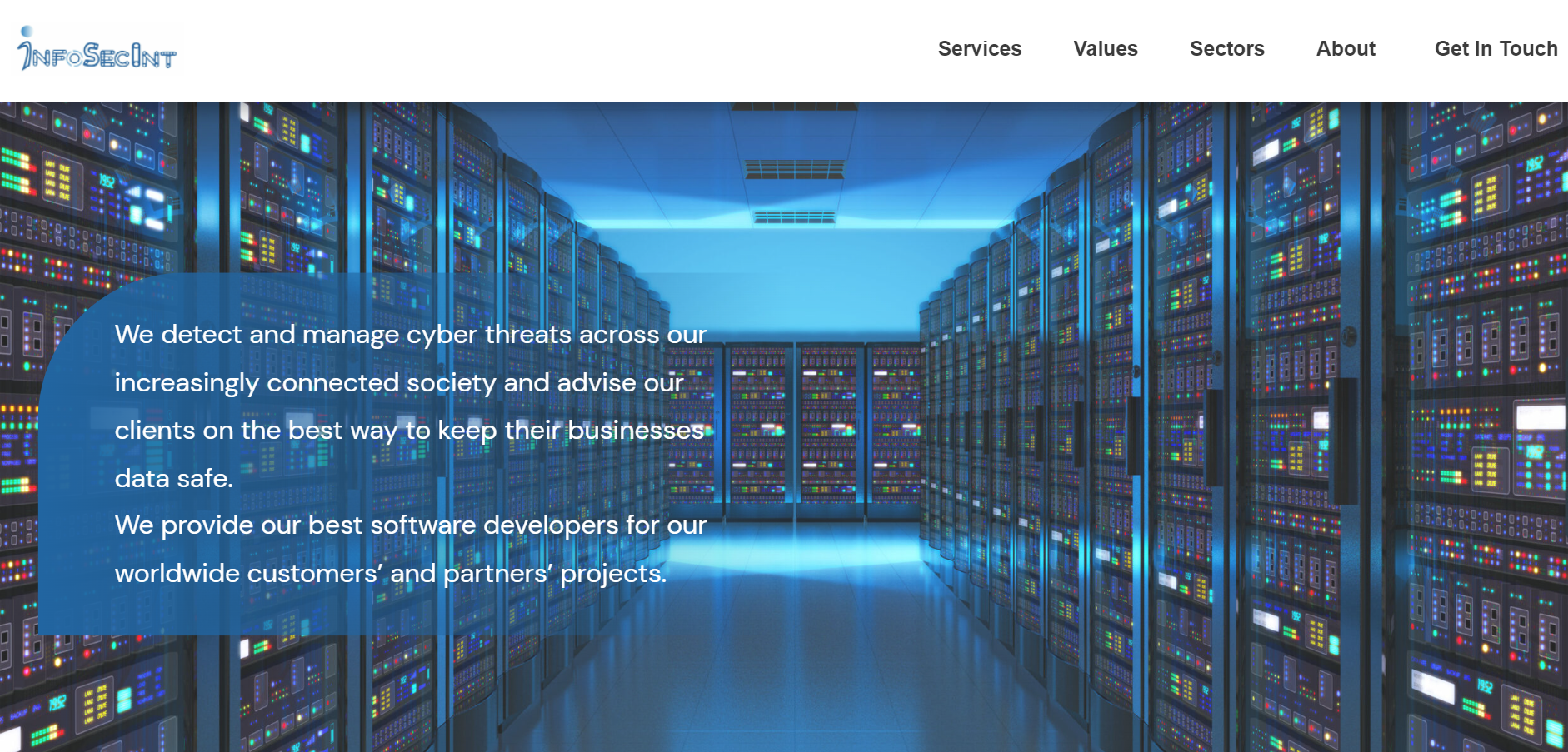 InfoSecInt: Creating a Simple and Clean Website