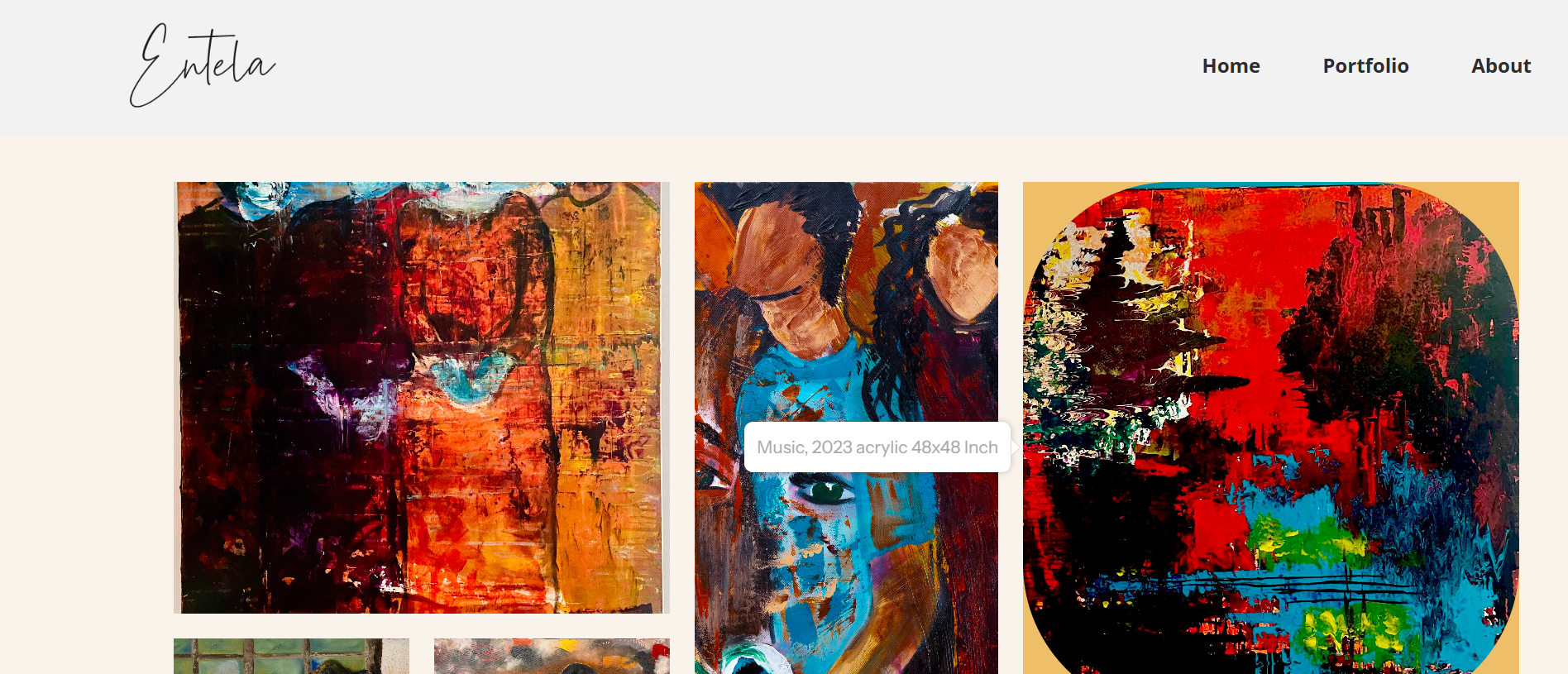 A Digital Art Gallery Showcasing Entela Konomi’s Creative Journey – Entela.art