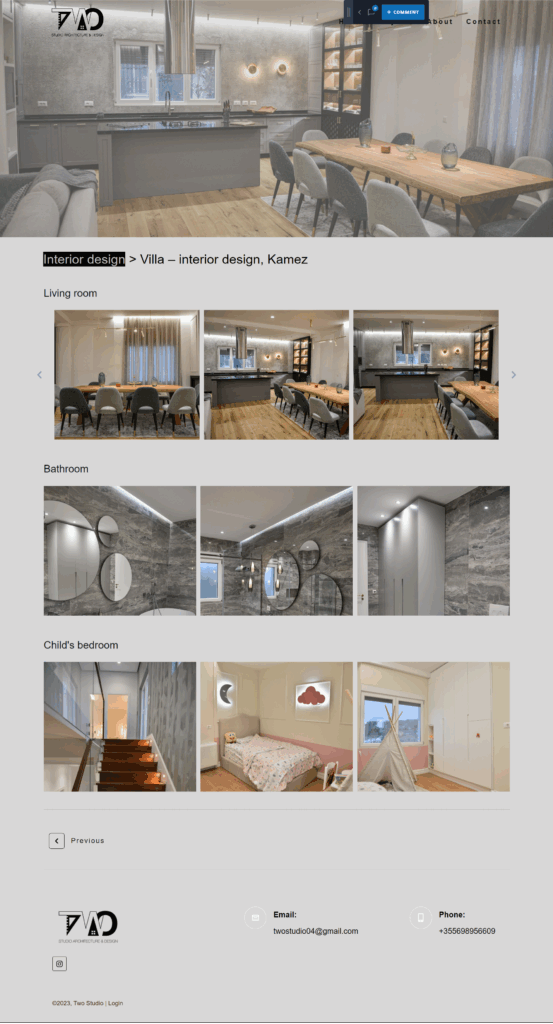 villa – interior design kamez twostudio architecture design