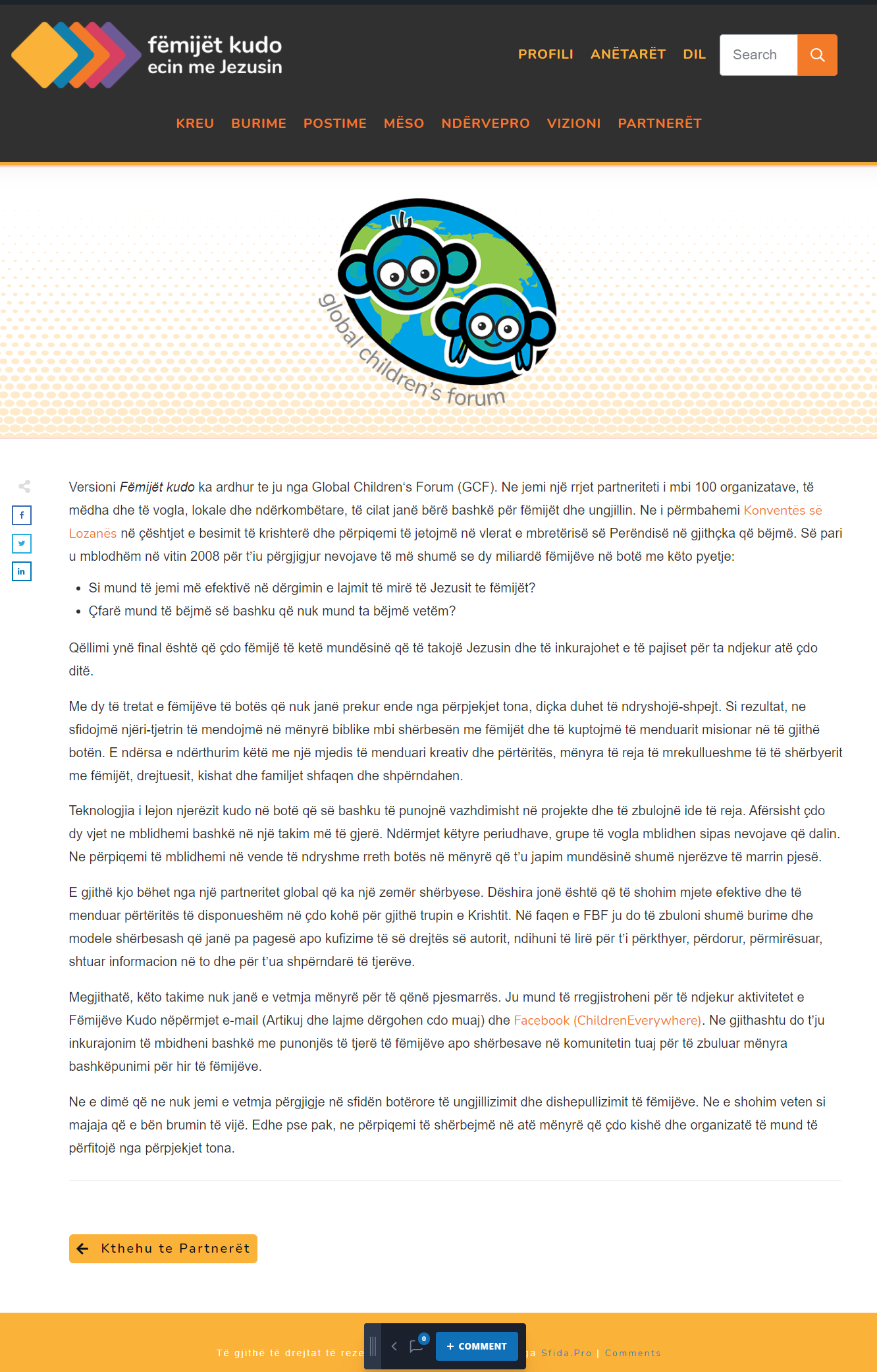 Partner profile