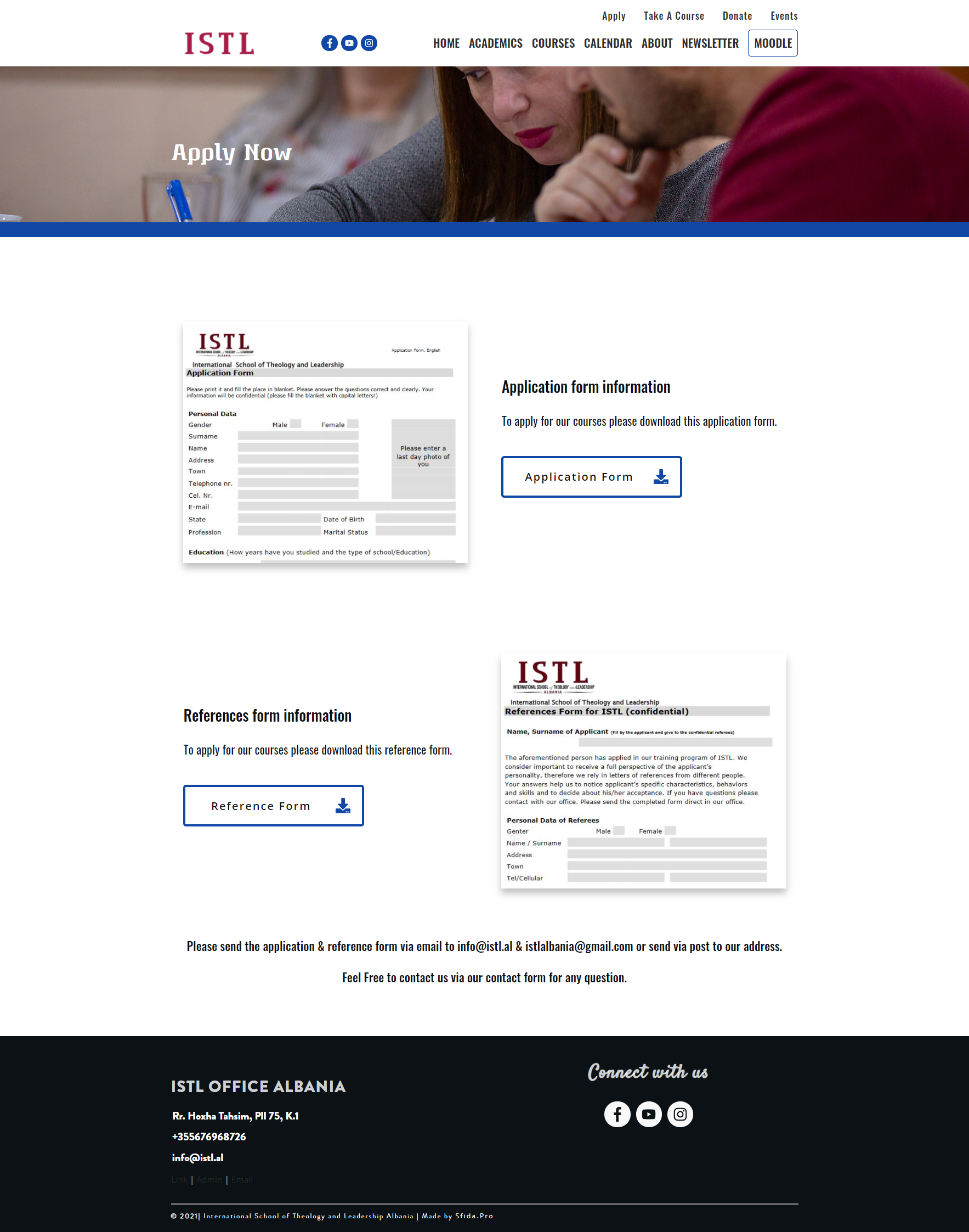 ISTL Albania Apply Now