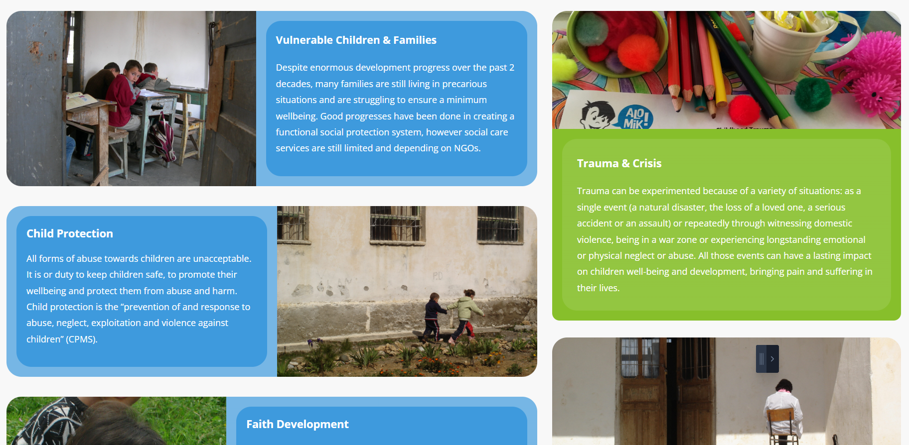 Alo!Mik - Homepage section