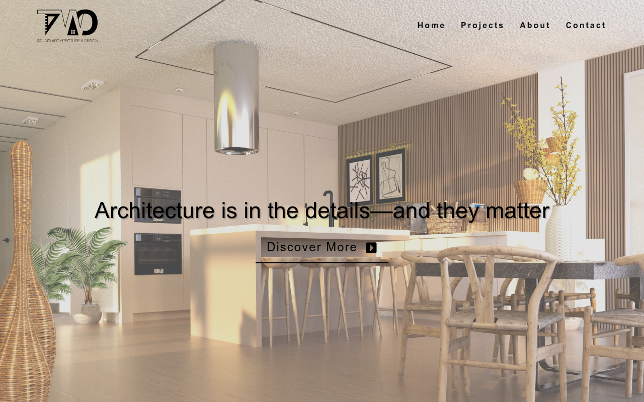 Two Studio Architecture — an architecture & design studio site, built on Thrive.